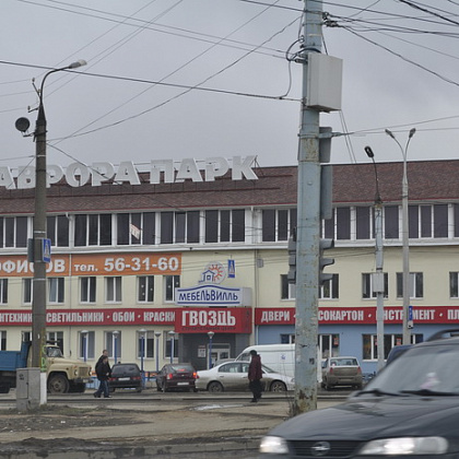 Входная группа Аква, сеть магазинов сантехники. 